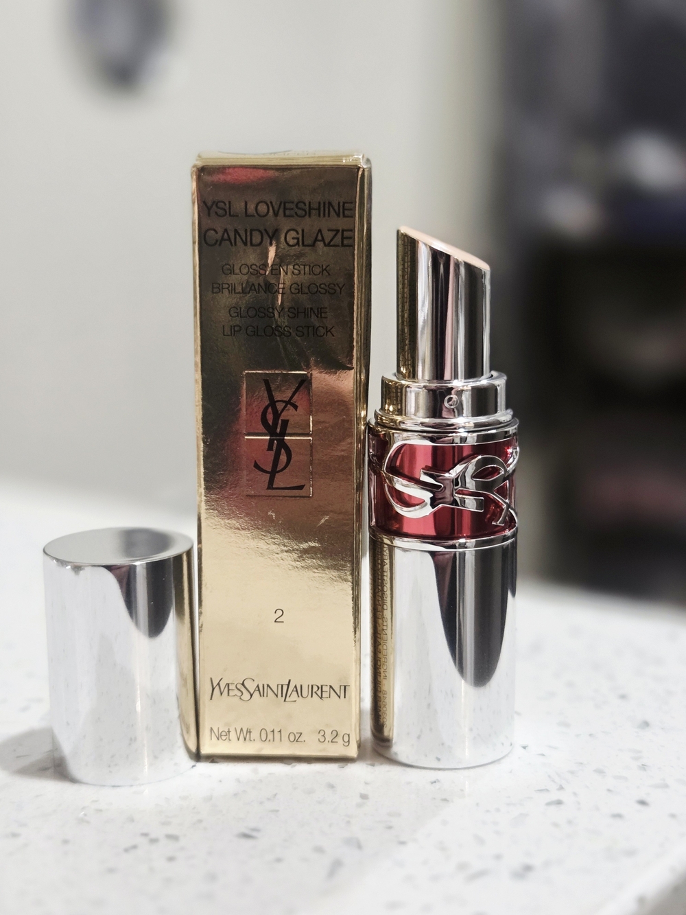 Yves Saint Laurent LoveShine Candy Glaze Lipstick - Pink
